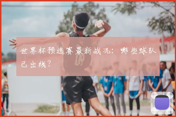 世界杯预选赛最新战况:哪些球队已出线?