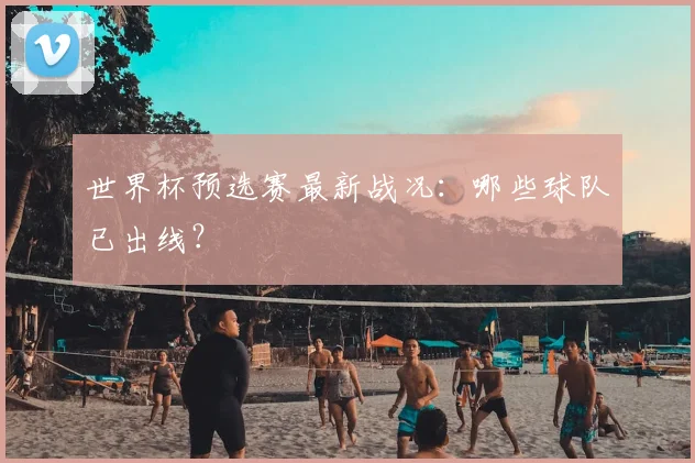 世界杯预选赛最新战况:哪些球队已出线?